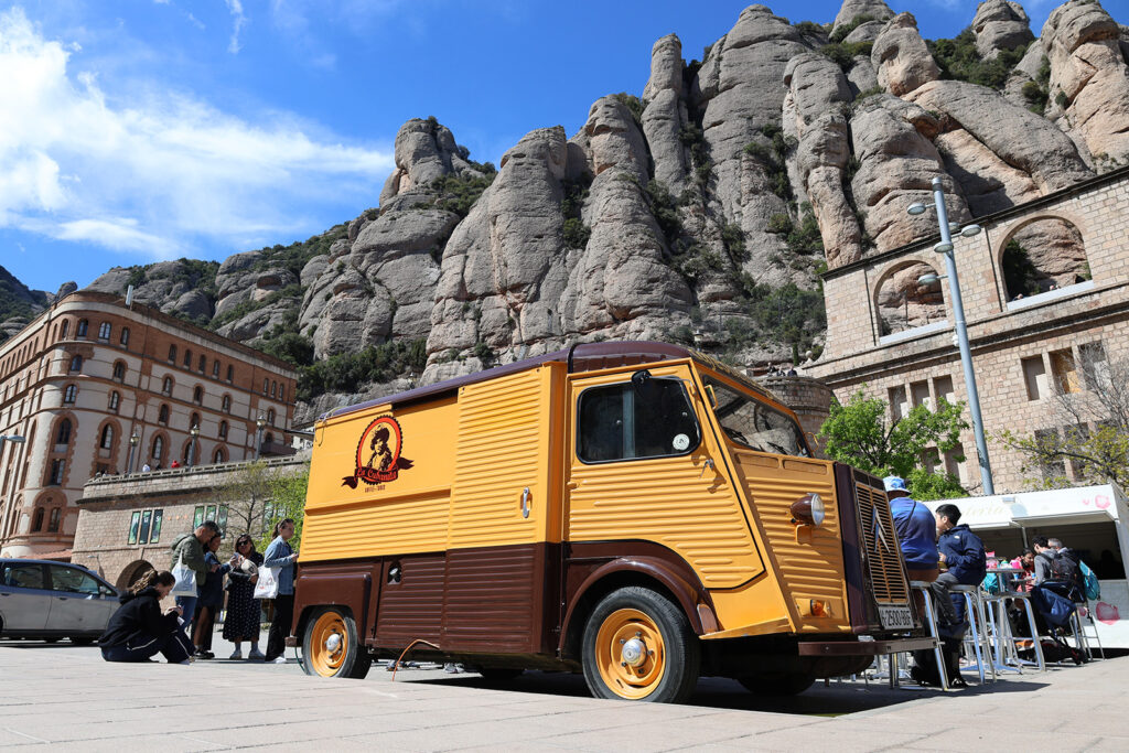 Coffee truck at Montserrat